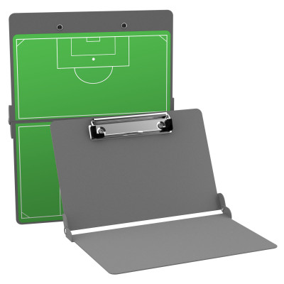 Silver Soccer Clipboard